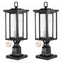 Outdoor bollard light 450 mm, waterproof and lightning resistant, with 3.5 inch glass cover