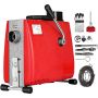Sewer auger set, pipe unblocker, 250 W, for bath and toilet