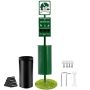 Dog waste station, 11.5 gallon, with bag dispenser and bags