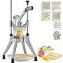 Commercial stainless steel vegetable and fruit chopper with 4 blades