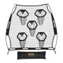 Football training net 1828.8x1828.8 mm with 5 target pockets