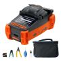 Fiber optic splicing device with 4 motors and LCD display, fiber optic kit