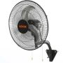 Wall fan, 17.5 inch, 4000 CFM, 3 speeds, black
