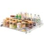 Pull-out cabinet-organizer, 50.8x53.3 cm, chrome-plated steel