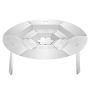 Fire deflector for solo stove yukon, 685.8 mm, 304 stainless steel