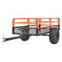 Stalowa przyczepa ATV 680 kg, 0,43 m³, z panelami bocznymi i 2 oponami