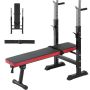 Adjustable weight bench for strength training, 400 pounds, foldable