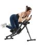 Тренажер для пресса AB Folding Abdominal Press Machine для домашнего использования, грузоподъемность 440 фунтов.