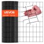 Fence fabric, 61 cm x 7.62 m, galvanized vinyl coating, wire mesh