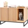 Cat litter box enclosure with hidden furniture, 80x51x56 cm