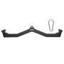 Lat V-shaped triceps pull-up bar with rubber, for fitness