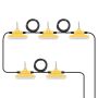 15.24 m construction garlands, 75 W, 7500 lm, waterproof