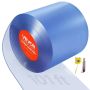 Przezroczyste zasłony paskowe z tworzywa PVC 30,8 m x 30,5 cm, plastikowe paski drzwiowe