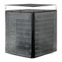 Pokrowiec na klimatyzator dwuwarstwowy, czarny, poliestrowy, 914x914x1010 mm
