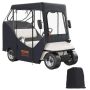 Pokrowiec na wózek golfowy 2-osobowy, krótki dach, 59", poliester 600D, przezroczyste okna