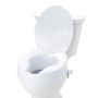 Raised toilet seat 10 cm, universal lifting mechanism, for the disabled