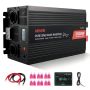 Falownik solarny 3500 W, 12 V do 230 V, z wyświetlaczem LCD i USB