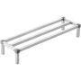 Aluminiowy regał towarowy, 48x14 cali, udźwig 1000 funtów