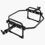 Gryf trap bar sześciokątny 50 mm, 240 kg do treningu siłowego, czarny