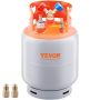 Cylinder refrigerant recovery tank 13.6 kg with float switch