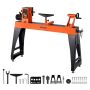 Wood lathe, 1100 W, cast iron body, variable speed 0-3200 rpm.