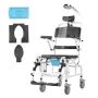 Shower trolley for the disabled, 44.5 cm, aluminum