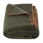 Wool camping blanket, 1.62x2.23 m, green