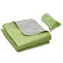 Camping blanket 2x1.5 m, light green, portable