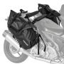 Motorcycle side saddlebags, 28 L, waterproof, black