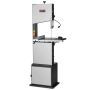 Stationary band saw 13.4" 1100W for wood and aluminum processing