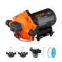 Pompa membranowa wodna 12 V, 5,5 GPM, 70 PSI, 1/2” MNPT, z wyłącznikiem ciśnieniowym