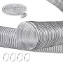 Wąż do odsysania pyłu 4" x 50', pogrubiony PVC, ze spiralą drucianą