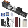 Mini wood lathe, 7x16 cm, 24V, 7 speeds, 96W