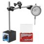 Czujnik zegarowy z podwójną podstawką i obudową, 0-25,4 mm, dokładność 0,03 mm