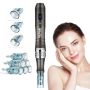 Professional Electric Microneedle Skin Care Pen with LCD and Adjustable Needles