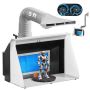 Przenośna kabina do aerografu z 3 diodami LED, dwoma wentylatorami, 545x475x370 mm