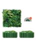 Панели из искусственной травы для стен 20x20 дюймов, 3D-эффект зелени, 12 шт., для создания живой изгороди на стене.