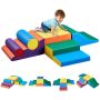 Climbing toy set for children, 7 pieces, foam, PU leather