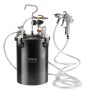 Spray paint pressure tank, 15 L, steel, adjustable pressure