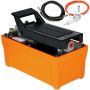 Hydraulic pneumatic foot pump with hose, 689 bar