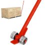 3T crowbar, 3000 kg, steel, with wheels, 152.4 cm handle