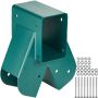 Wsporniki huśtawki ze stali węglowej w kształcie litery A, zielone, 101,6 x 101,6 mm i 101,6 x 152,4 mm