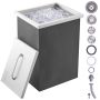 Recessed Stainless Steel Ice Box 14" x 12" x 18" (40 L)