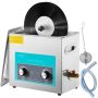 Ultrasonic vinyl record cleaner, 6 L, stainless steel tank, mechanical heater