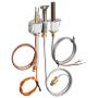Gas ignition assembly with tube and thermocouple, OE 4021-732