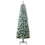 Choinka sztuczna 6,5 ​​stopy z 250 diodami LED, podstawa metalowa