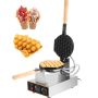 Profesjonalna gofrownica jajeczna ze stali nierdzewnej, 220 V, 1400 W