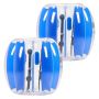 Inflatable bubble balls, 2 pcs., 0.9 m, blue