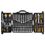 207-piece mechanic's tool set with SAE and metric bits, plastic case