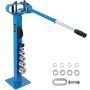 Ręczna giętarka do metalu, 7 matryc, 1-3 cale, teleskopowa, uchwyt 117,2 cm